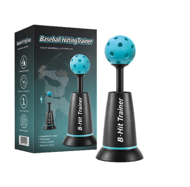 Sports Tee Popper – Baseball Batting Trainer, No Pitcher Needed