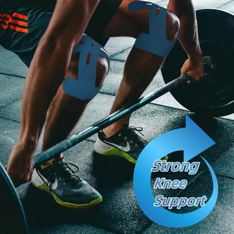 Precut Tape- Breathable Elastic Athletic Muscle Tape Strips Flexible , 10 Pcs , Pain & Stability