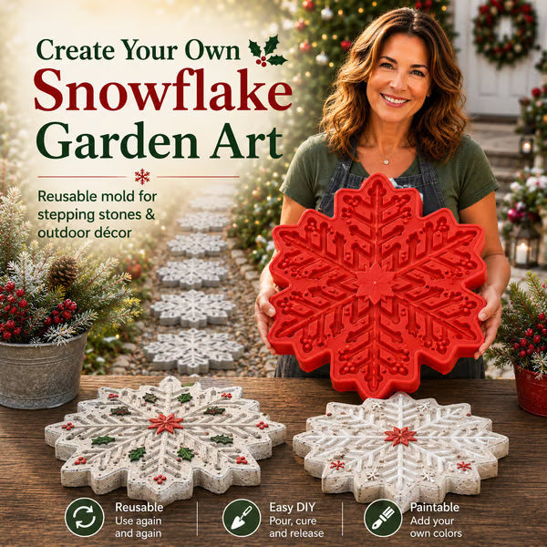 Reusable Sunflower Stepping Stone Mold,DIY Garden Path Paver Mold,Garden & WalkwayDecoration