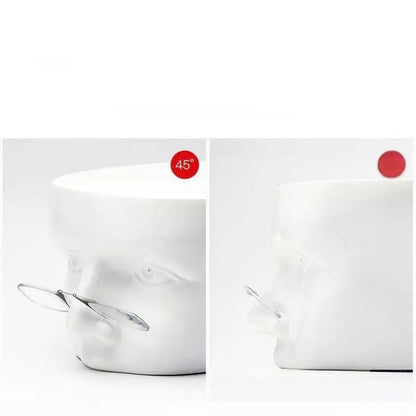 Nose Clip Reading Eyeglass - Minimalist Legless Flexible Design, Compact Fashion Keychain