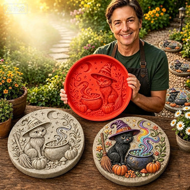 Reusable Sunflower Stepping Stone Mold,DIY Garden Path Paver Mold,Garden & WalkwayDecoration