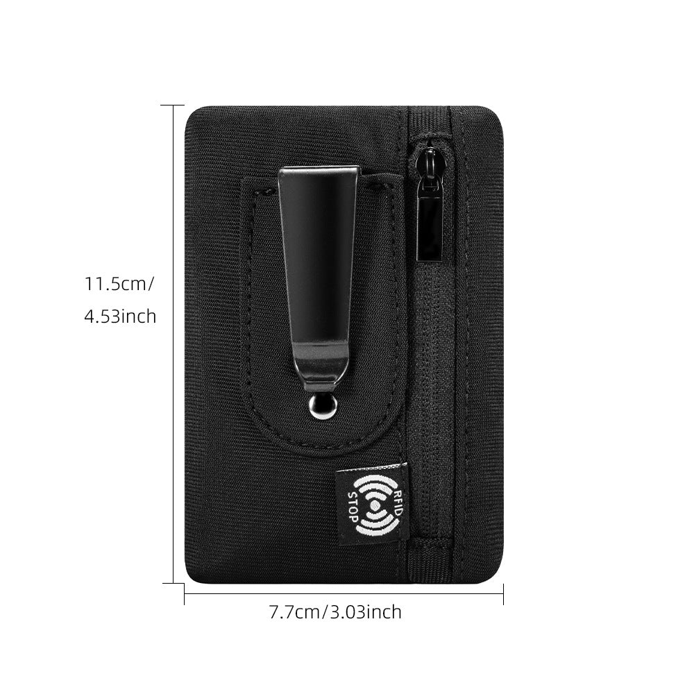 Hidden Travel Belt Wallet，Discreet Under-Clothes Waist Storage for Cash, Cards, ID & Phone