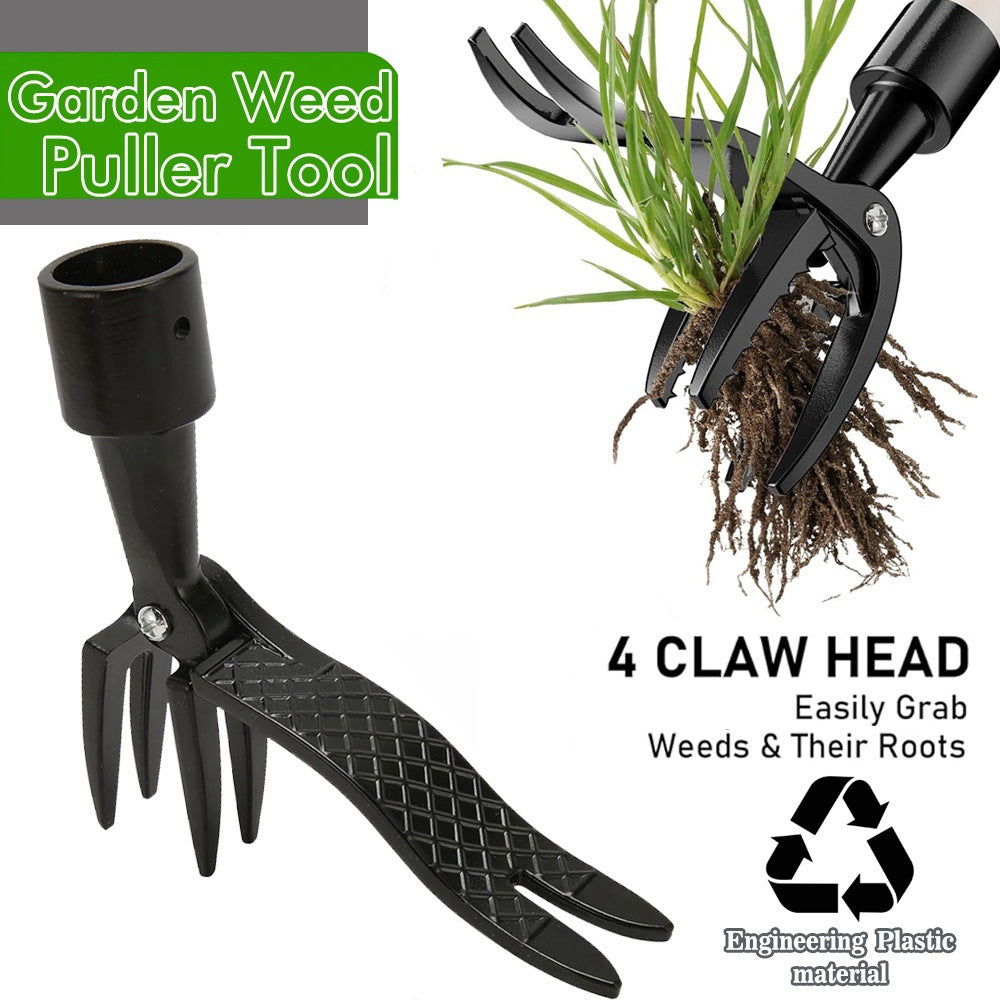 Manual Rotary Cultivator, Manual Weeder Tool，Single-Tine Aluminum Cultivators for Gardening, Garden Hand Tiller Manual with Ergo Wooden t-Handle, Hand Held Cultivator Tool For Flower Beds Cultivate, Aerate, Weed
