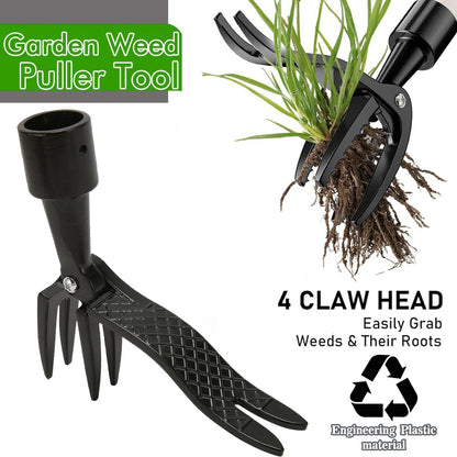 Manual Rotary Cultivator, Manual Weeder Tool，Single-Tine Aluminum Cultivators for Gardening, Garden Hand Tiller Manual with Ergo Wooden t-Handle, Hand Held Cultivator Tool For Flower Beds Cultivate, Aerate, Weed