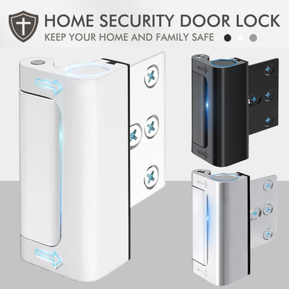 2 Pack home Security Child Proof Door Safety Locks from Inside Withstands 800lbs, Top Flip Door Latch Lock Extra Night Door Locks