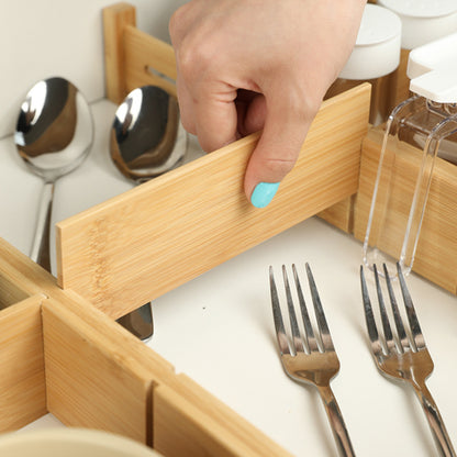 Bamboo Drawer Dividers-Expandable Organization for Home