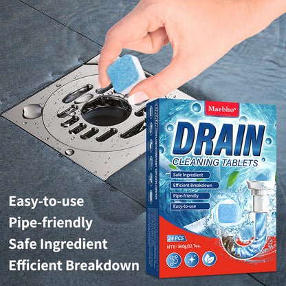 Ultimate Drain Cleaning Tablets – Fast-Acting Pipe Care Solution for Kitchen Sinks, Bathrooms & Showers