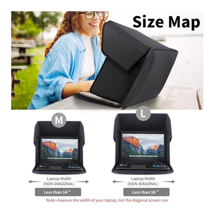 Outdoor Laptop Sunshade, 2-IN-1 Foldable Portable Protective Case