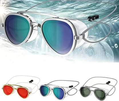 Anti-Fog SwimmingGoggles - UV Protection,Wide View, Leakproof IAdult Swim Glasses