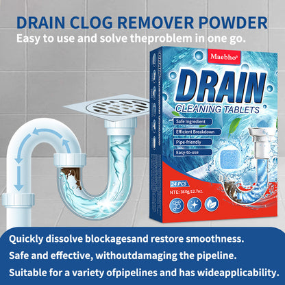 Ultimate Drain Cleaning Tablets – Fast-Acting Pipe Care Solution for Kitchen Sinks, Bathrooms & Showers