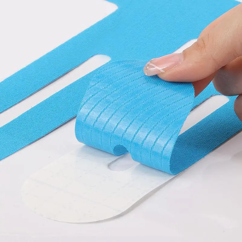 Precut Tape- Breathable Elastic Athletic Muscle Tape Strips Flexible , 10 Pcs , Pain & Stability