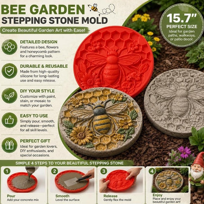 Reusable Sunflower Stepping Stone Mold,DIY Garden Path Paver Mold,Garden & WalkwayDecoration