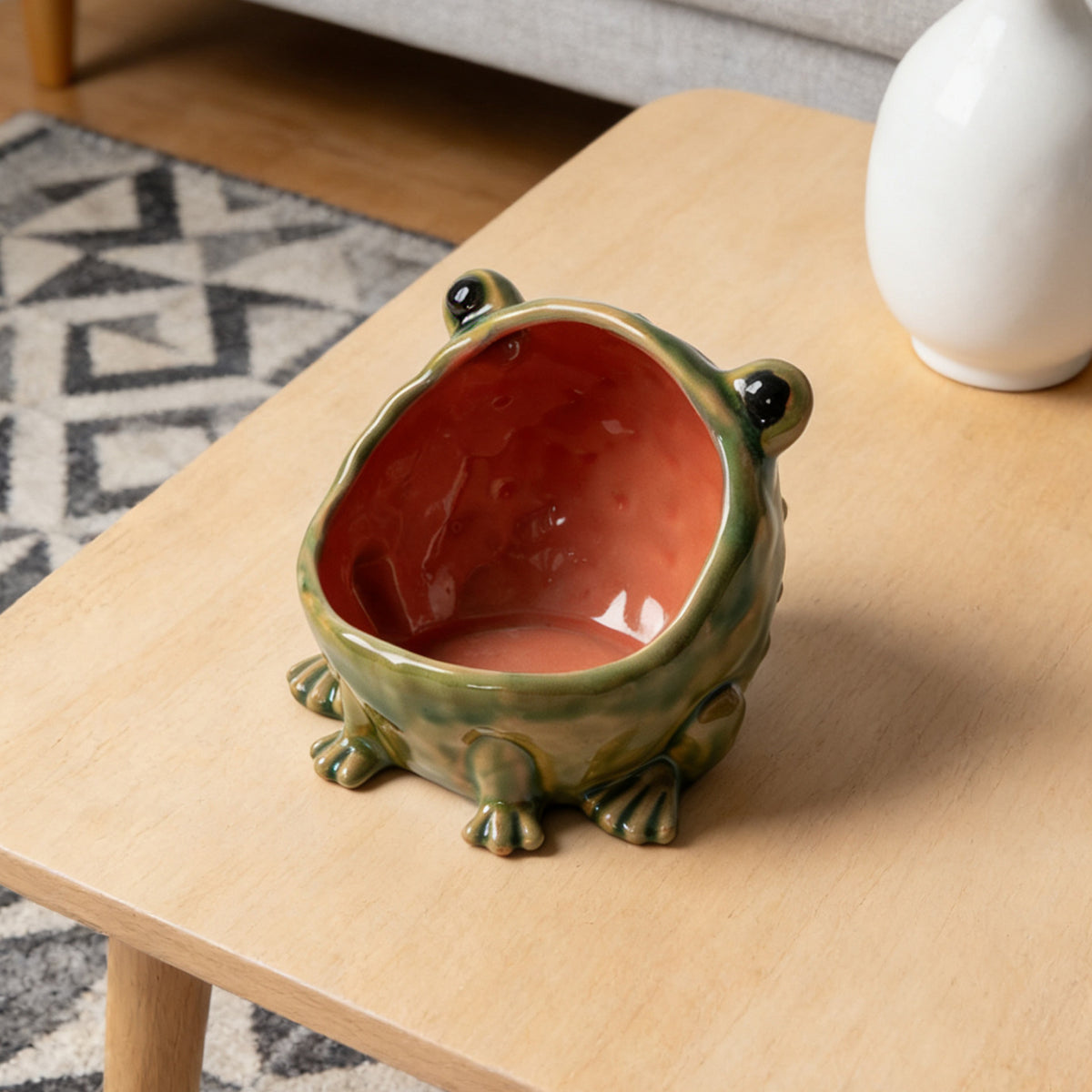 Big-mouthed Frog -Storage Canister for Kitchen, Home, Table Decoration and Ornament