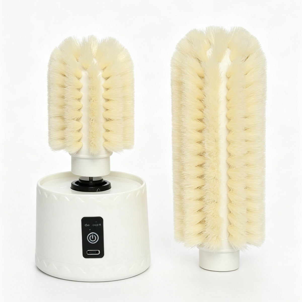 Electric Hanging Cup Brush-Rechargeable Automatic Cup Cleaner for Wine Glasses