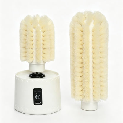 Electric Hanging Cup Brush-Rechargeable Automatic Cup Cleaner for Wine Glasses