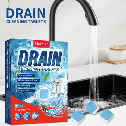 Ultimate Drain Cleaning Tablets – Fast-Acting Pipe Care Solution for Kitchen Sinks, Bathrooms & Showers