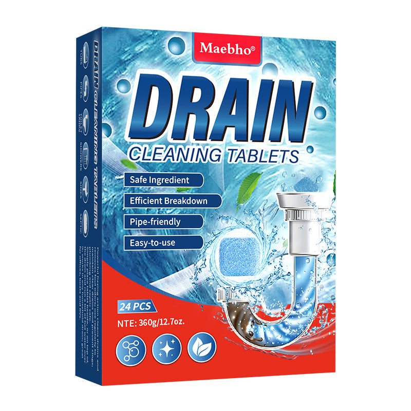 Ultimate Drain Cleaning Tablets – Fast-Acting Pipe Care Solution for Kitchen Sinks, Bathrooms & Showers