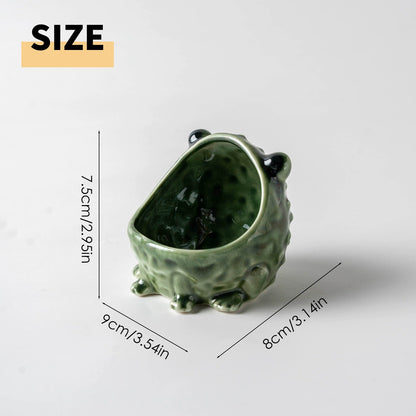 Big-mouthed Frog -Storage Canister for Kitchen, Home, Table Decoration and Ornament
