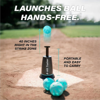 Sports Tee Popper – Baseball Batting Trainer, No Pitcher Needed