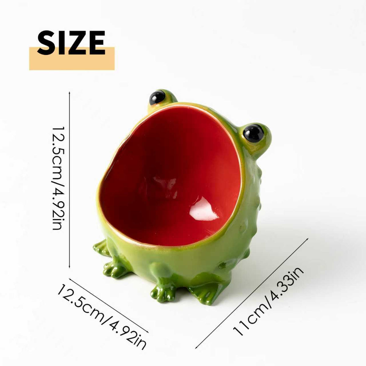 Big-mouthed Frog -Storage Canister for Kitchen, Home, Table Decoration and Ornament