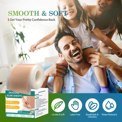 Silicone Scar Sheets & Tape - Treatment for Surgical（Buy 1 Get 1 Free）