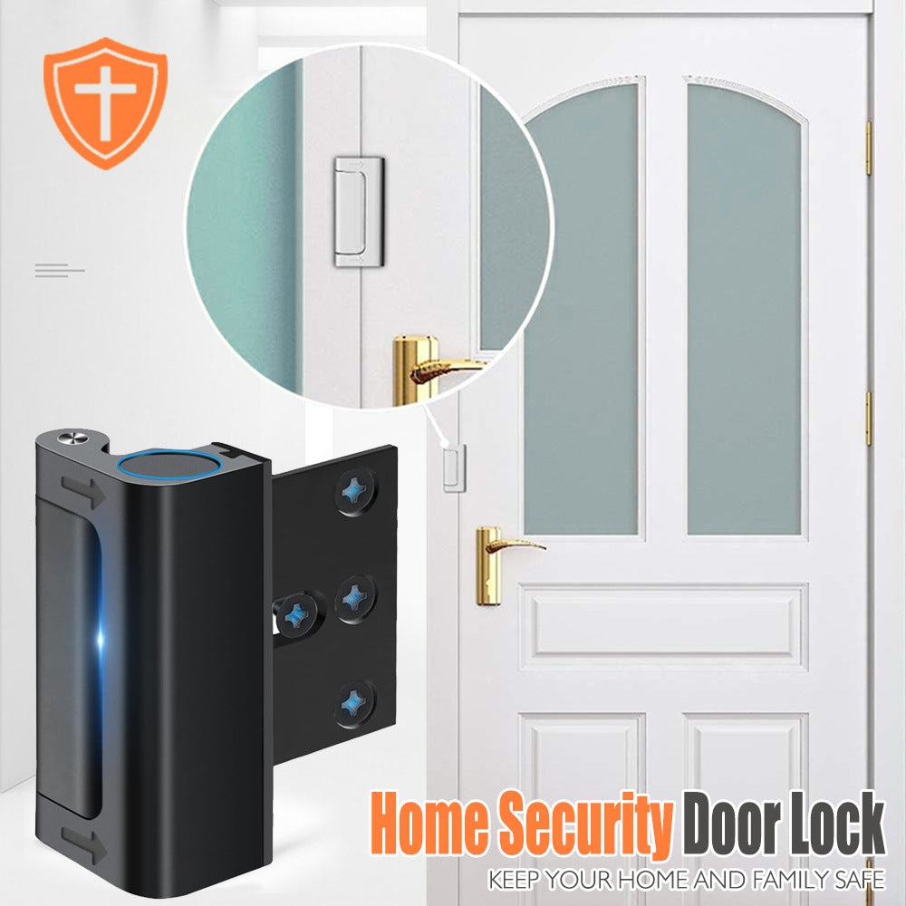 2 Pack home Security Child Proof Door Safety Locks from Inside Withstands 800lbs, Top Flip Door Latch Lock Extra Night Door Locks