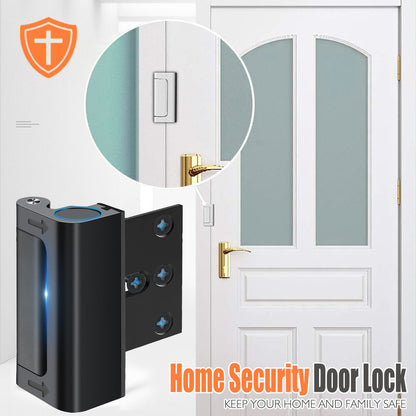 2 Pack home Security Child Proof Door Safety Locks from Inside Withstands 800lbs, Top Flip Door Latch Lock Extra Night Door Locks