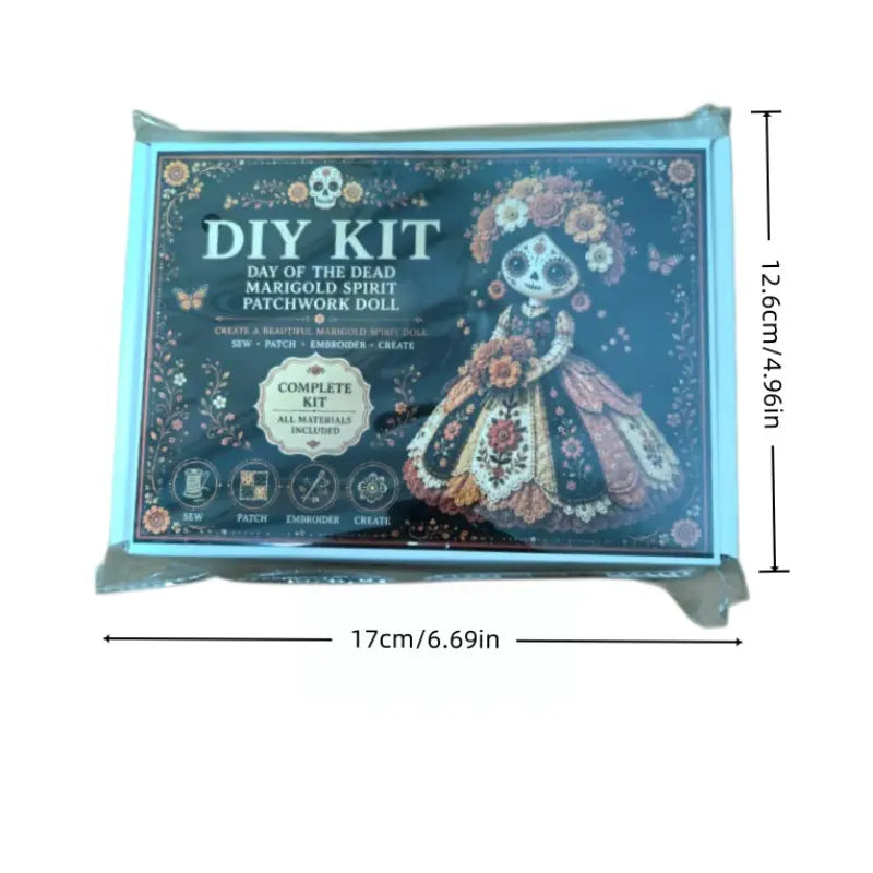 Patchwork Doll DIY Kit-Complete Hand Sewing Crafting Materials