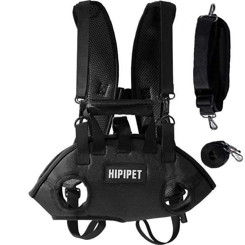 2-in-1 Convertible Pet Carrier Backpack,Shoulder Straps with Matching Leash for Pets