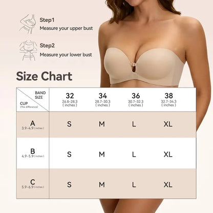 💜Seamless Front Closure Bra With Adjustable Straps