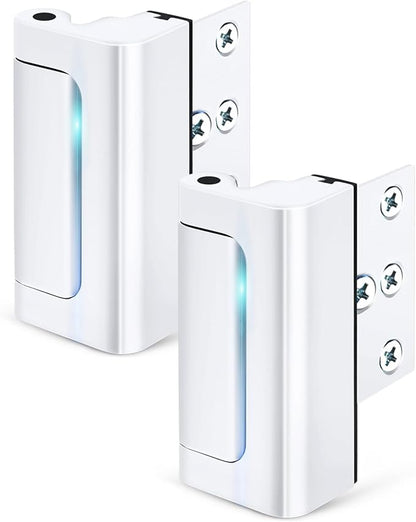 2 Pack home Security Child Proof Door Safety Locks from Inside Withstands 800lbs, Top Flip Door Latch Lock Extra Night Door Locks